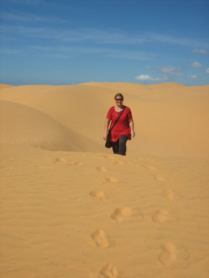 bei den roten Sanddünen