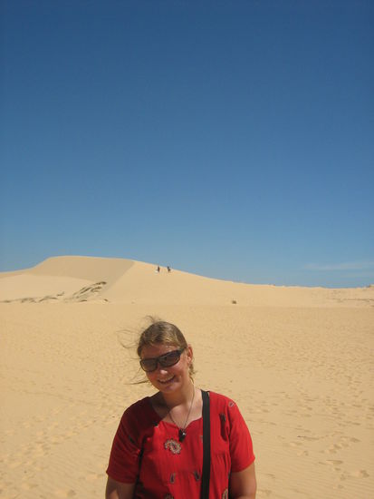 bei den weißen Sanddünen