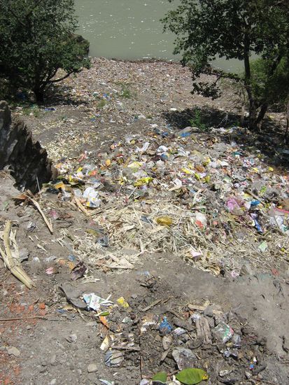 Müllentsorgung auf indisch.
