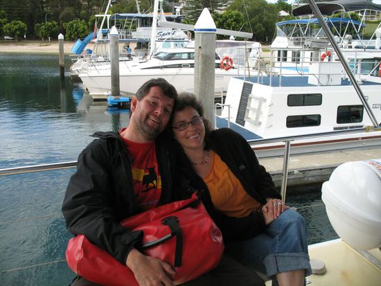 Uli und Chris an Board