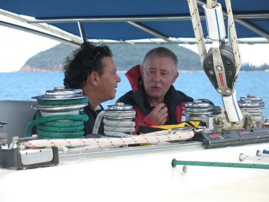 Rudi und Skipper Frank