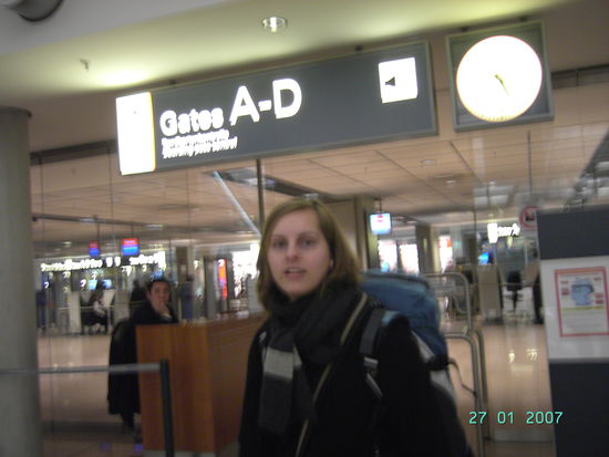 Das letzte Bild in Deutschland am Flughafen HH......