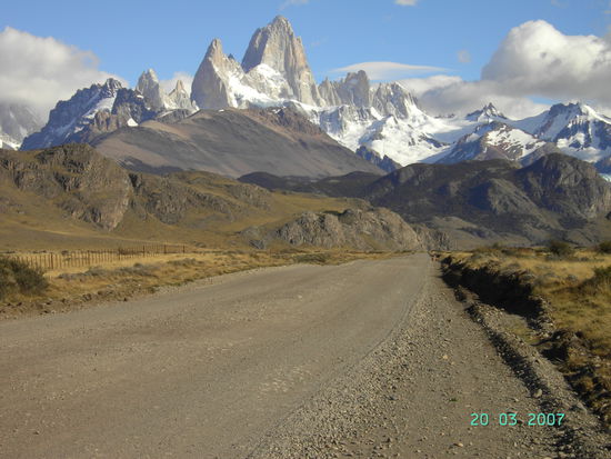 Routa 40 kurz vor El Chaltén