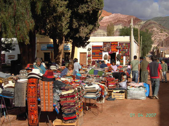 artesanaler Markt in Purmamarca, Jujuy