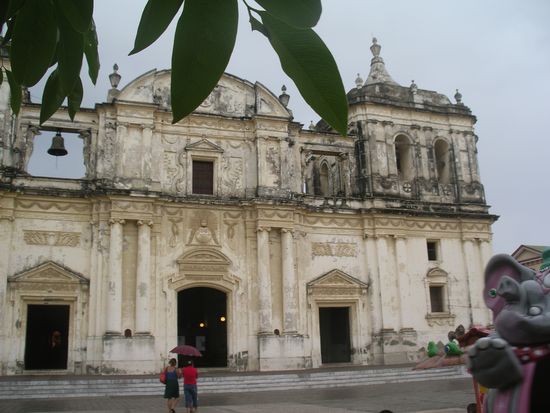 Die Kathedrale von León... Die groesste in ganz Mittelamerika!
