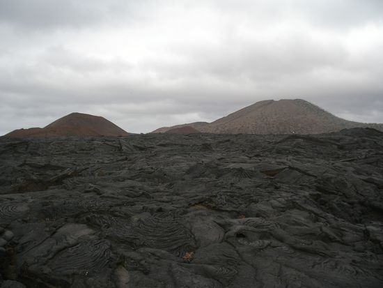 Weit und breit nur Vulkangestein...