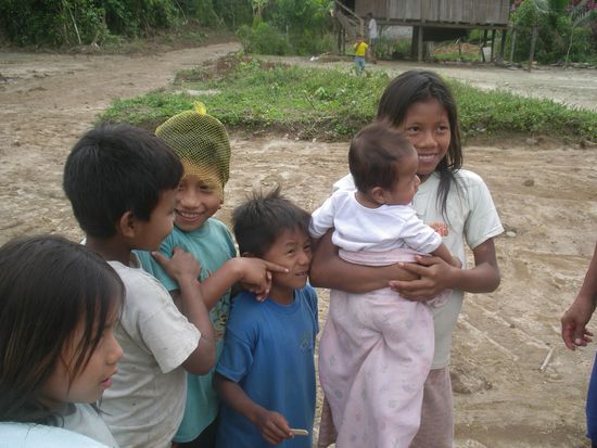 Einige beeindruckte der Galera-Kinder