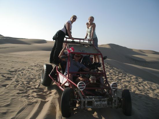 Maria (r.), Barny (u.) und ich