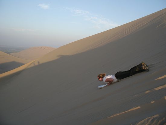 Volle Pulle, Kopf voran...