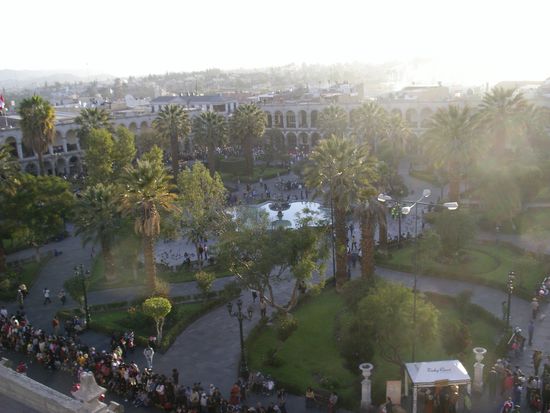 Das Zentrum von Arequipa: Plaza de Armas