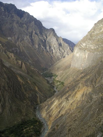 Na ja... Das ist so eine Sache mit den Fotos! In Wirklichkeit ist der Cañón viel gigantischer!