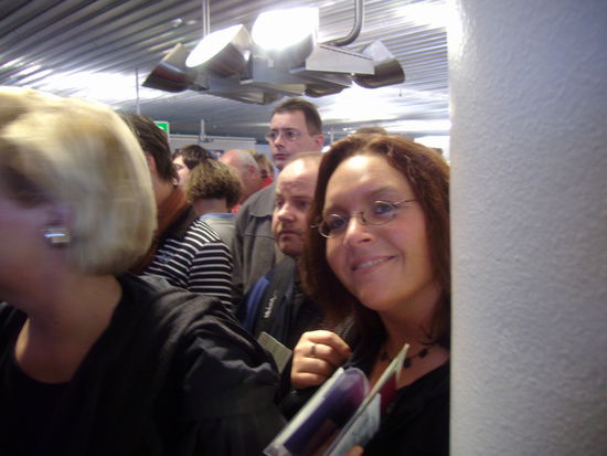 Nadine auf dem Flughafen Frankfurt