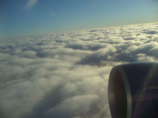 über den Wolken ...