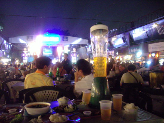 Nettes Ambiente und viel zu gucken