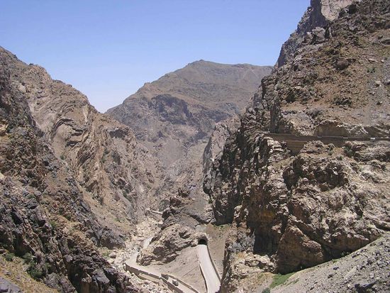 Schlucht vor Kabul