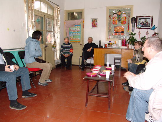 Im Wohnraum unserer Gastgeber