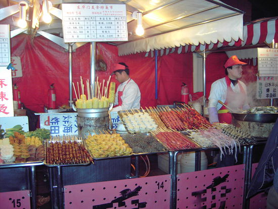 eine Garküche in der Altstadt
