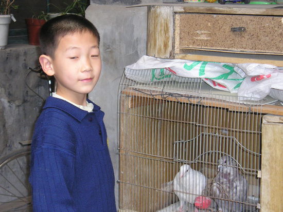 Der Enkel unseres Gastgebers