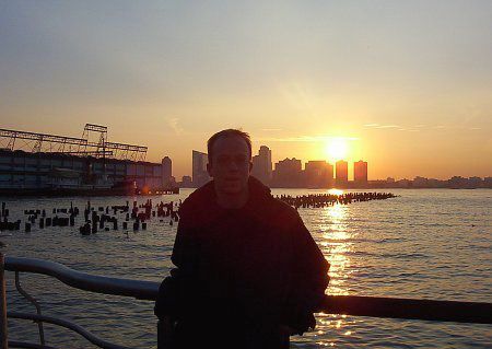 Sonnenuntergang am Westufer Manhattans