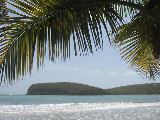 Blick auf vom Strand auf den Atlantik