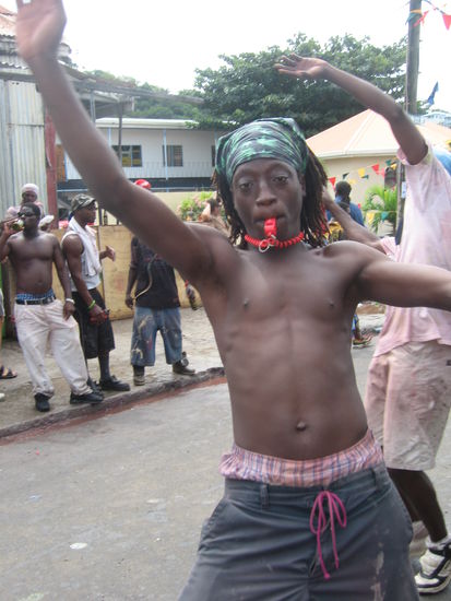 Naerrisches Treiben auf Carriacou.