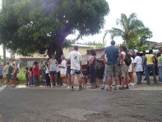 Einige Teilnehmer des Hash