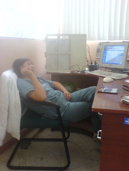 Also gerade totgearbeitet hat sich hier keiner 