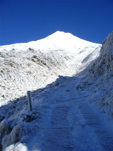 Das WAR GEFAEHRLICH! Schnee, Eis, rutschig...