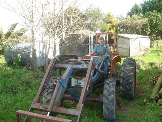 Was so ne richtige Farmersfrau ist....
