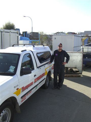 I'm Florian from Thompsons Refrigeration...and this is my truck!