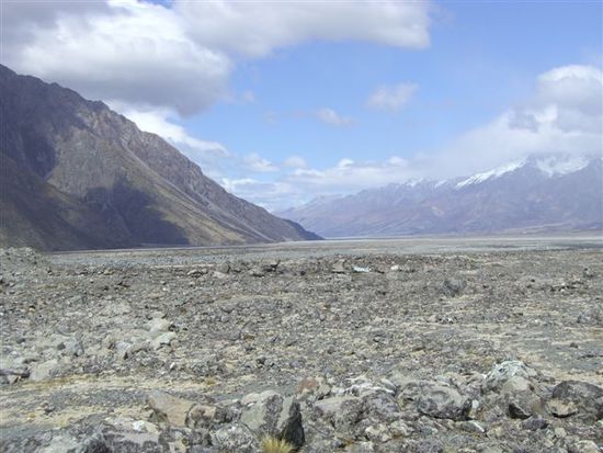 Wanderung zum Tasman Gletscher Lookout...