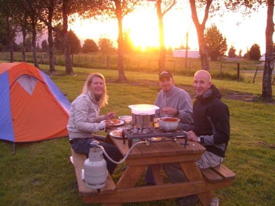 geilo Sonnenuntergang in Fox Village