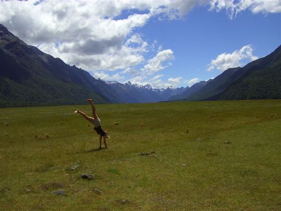 auf dem Weg nach Milford Sound Village
