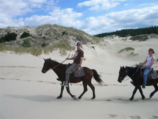 Horse riding Te Kao -
Flo in action!