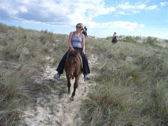 Horse riding Te Kao -
Sassi likes it!