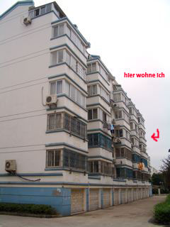 Unser Haus nach hinten raus