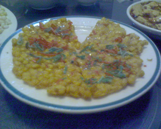 mit Zucker zusammengebackener Mais - ein Grund für die Süße der Suzhounesischen Küche