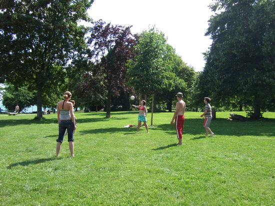 Volleyball am See