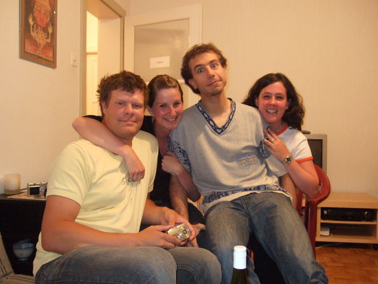 Tuomas, Mareike, Cesco et moi