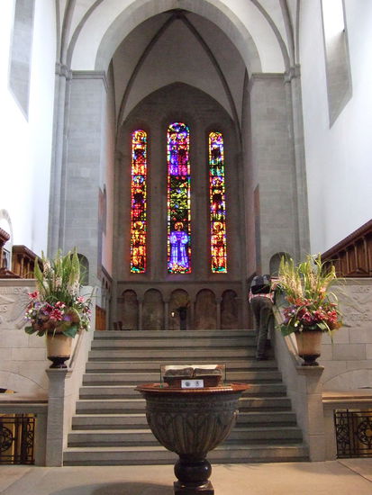 ...und von drinnen...