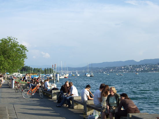 Abends am Zürichsee