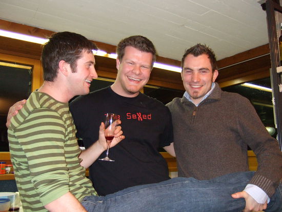 Männer  (Maarten, Tuomas und Daniele)