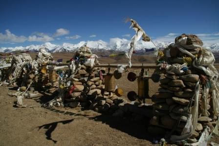 Abschied von Tibet mit sagenhaftem Ausblick