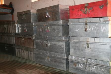 Boxen mit dem persönlichen Inhalt
