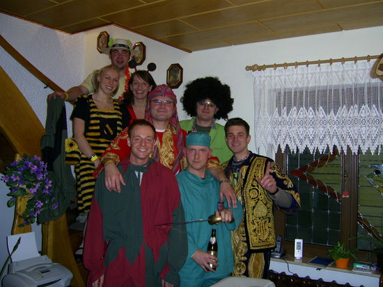 Kurz vor der großen Party...