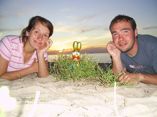 Auch hier in Aussieland war der Osterhase...