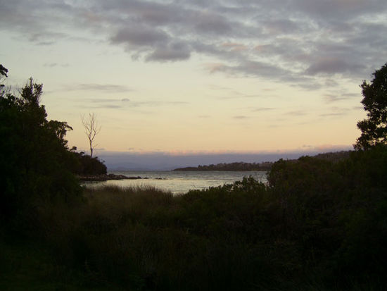 Daemmerung bei Cockle Creek