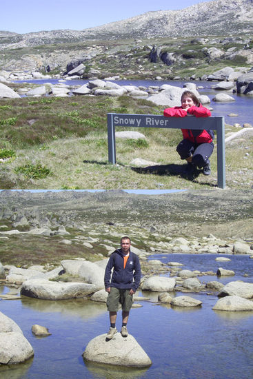 Kurzer Stop am Snowy River auf dem Rückweg