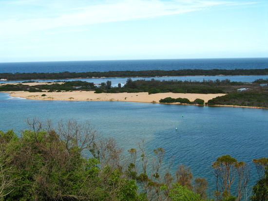 Blick auf den Ozean bei Eden