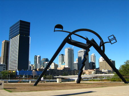 Kunstwerk bei der State Library